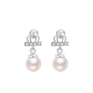 Perhiasan Desain Fashion Anting Perak Sterling 925 Zirkonia Perhiasan Mewah Anting Stud & Liontin Sederhana Kustom untuk Wanita Hadiah - Product Image 6