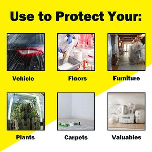 Họa sĩ nhựa thả tấm vải 9 feet x 12 feet sơn sàn Bìa tấm nhựa - Product Image 3