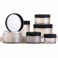 Pot cosmétique vide en plastique dépoli personnalisé avec logo, 5ml, 15ml, 50ml, 100ml, 300ml, pour la vente en gros