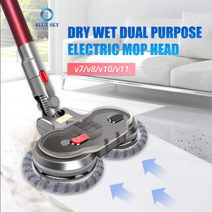 Cabezal de Mopa Eléctrico para Limpieza de Pisos Húmedos y Secos, Incluye Tanque de Agua para Aspiradoras Inalámbricas Dys V7 V8 V10 <span class=keywords><strong>V11</strong></span>, Accesorios y Repuestos - Product Image 1