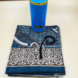 Set di tappetini da preghiera con borsa da viaggio in stile turco per viaggiatori musulmani - Product Image 2