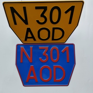 Plaques <span class=keywords><strong>d</strong></span>'<span class=keywords><strong>immatriculation</strong></span> personnalisées en métal 3D en relief de style britannique pour la <span class=keywords><strong>d</strong></span>écoration de voiture - Product Image 5