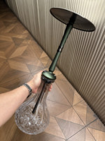 Alas Kaca Shisha Baru untuk Hookah Rusia Premium, Aksesoris Botol Pipa Air Bening, Grosir