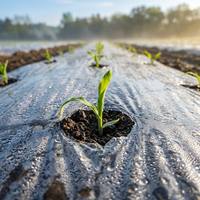 Volledig biologisch afbreekbare PE mulchfolie, milieuvriendelijke plastic folie voor de teelt van groenten en fruit op de boerderij