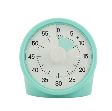 TIME TIMER Home Minute Kids Visual Timer Home Edition Homeschool Supplies Study Tool Office Desk Meetings Silent Operation
