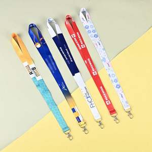 สายคล้องบัตรโพลีเอสเตอร์ rpet ที่ใส่บัตรประชาชนพิมพ์ลายซิลค์สกรีนโลโก้ตามสั่ง - Product Image 1