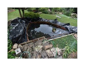 Skins <span class=keywords><strong>Epdm</strong></span> Doublure d'étang Hdpe clair Doublure d'étang à poissons Koi Bâche de fontaine de jardin 1.5mm Plastique noir Caoutchouc <span class=keywords><strong>EPDM</strong></span> personnalisé - Product Image 3