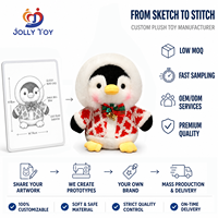 Fabricant de Peluches Personnalisées - Mini Pingouin en Peluche Personnalisé OEM ODM - Créateur de Jouets en Peluche