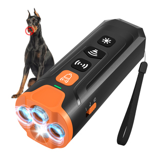 Thiết bị huấn luyện Kiểm soát chống sủa cho chó cưng thiết bị sửa chữa hành vi răn đe vỏ cây siêu âm ngoài trời tự vệ - Product Image 1