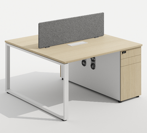 Biểu tượng mô-đun văn phòng máy trạm hiện đại nội thất văn phòng nhân viên văn phòng bằng gỗ Bàn văn phòng điều hành bảng với phân vùng văn phòng - Product Image 3