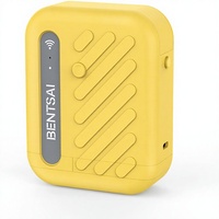 Imprimante portable sans fil WiFi B11 Mini à encre solvant, application iOS/Android, impression DIY de T-shirts, codes QR, dates, images (Jaune)