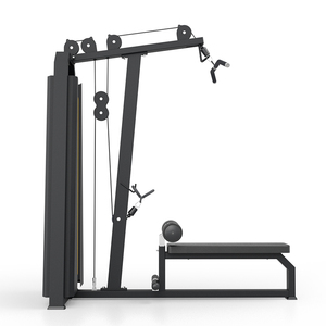 Appareil de musculation à charges sélectionnables pour tirage vertical et rameur vertical (Lat <span class=keywords><strong>Pull</strong></span> Down et Low Row Machine) - Product Image 4