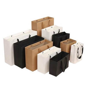 Wanli Quà tặng Túi giấy tùy chỉnh bao bì túi giấy quần áo các tông mua sắm Kraft Hãng sản xuất túi - Product Image 1