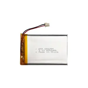 Li-ion polimer lipo 3.7V 4000mAh 656294 606090 veya özelleştirilmiş