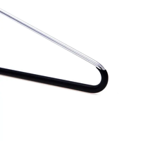 Offre spéciale, cintre en métal argenté enduit de pvc à usage domestique, cintres de costume antidérapants, vente en gros