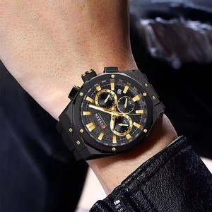 <span class=keywords><strong>Orologio</strong></span> al Quarzo Originale CURREN 8464 Nuovo per Uomo Impermeabile con Cinturino in Silicone <span class=keywords><strong>Orologio</strong></span> da Polso <span class=keywords><strong>Classico</strong></span> Maschile con Data - Product Image 6