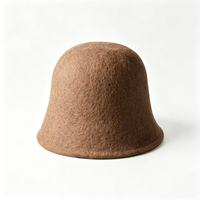 Chapeau de sauna en pure laine, fait main, en feutre, résistant aux hautes températures, chapeau de protection pour la tête, accessoire essentiel pour la salle de sauna