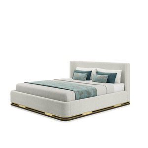 Оптовая продажа, мебель Foshan, современная роскошная простая двуспальная кровать размера «Queen-<span class=keywords><strong>Size</strong></span>», новый набор мебели для главной спальни - Product Image 3