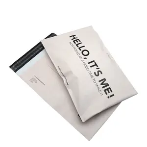 Free Design Custom Logo Schwarz Poly Mailer Kurier Versand Mailing Taschen für Kleidung Verpackung