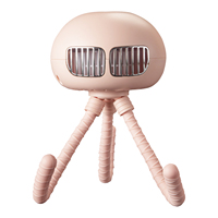 Ventilateur portable rechargeable sans pales en forme de méduse AFY pour poussette, mini-ventilateur à pince Octopus Alien