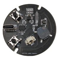 Circuit imprimé (PCB) à 3 LED avec design de flamme de bougie, éclairage scintillant, lampe torche, finition de surface HASL en cuivre de 1 oz, FR4, ISO9001