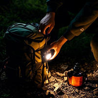 Lampe de camping à gradation progressive avec COB magnétique, lampe de travail pour réparation, lampe torche LED rechargeable d'urgence pour randonnée en extérieur