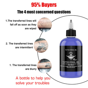 Tattoo Stencil Transfer Gel Solution Stencil Gel Transfer Stickers Paper Tattoo <strong>Stuff</strong> for Tattoo Artists &amp; Beginners - Product Image 6