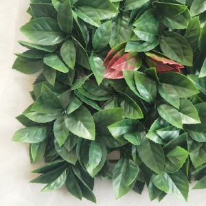 Chất lượng cao chống UV gỗ giống như tổng hợp Laurel lá Mat tường cảnh quan thiết kế bảng điều chỉnh UV kháng cỏ nhân tạo hàng rào hàng rào - Product Image 2