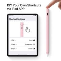 Stylet actif pour iPad avec autonomie de 360 jours, en aluminium monobloc, design élégant et moderne, pour l'apprentissage en ligne, signature numérique, fourniture d'usine OEM P4