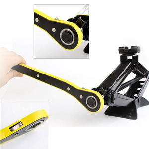 Mini elevador de carrocería de coche de alta resistencia con mango de trinquete, elevador de gato <span class=keywords><strong>inflable</strong></span> de 2 toneladas, Gato de tijera para coche, herramienta de elevación manual para gatos de coche - Product Image 4