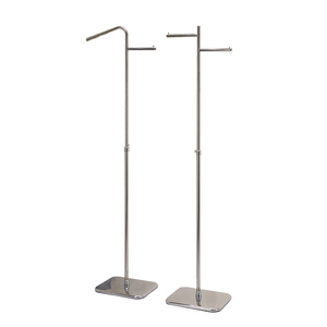 Suporte de Exibição de Roupas Ajustável para Lojas de Vestuário, Estrutura Metálica com Barras de Suspensão Multi-Arm para Exibição de Roupas no Varejo - Product Image 3