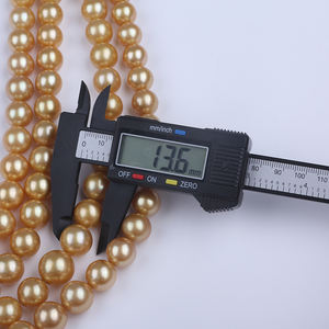 12-15Mm Nam Biển Ngọc Trai Vàng Nước mặn Ngọc Trai Sợi Bán Hoàn Thành Vòng Cổ Cao Cấp Trang Sức Ngọc Trai - Product Image 6