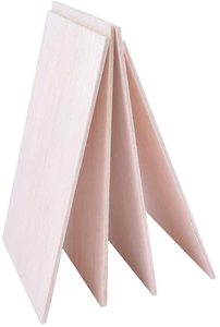 NUOVO Arrivo: Fogli di <span class=keywords><strong>Legno</strong></span> di Balsa Naturale Non Trattato 1000x100x2mm per Modellismo - Product Image 4