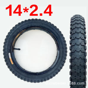 Pneus de vélo pour enfants Guangli 12 pouces, pneus à crampons pour vélo d'équilibre, avec chambre à air et tube extérieur. - Product Image 3