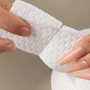 Tampons démaquillants pour ongles sans peluches, lingettes en coton doux, carrés dégraissants pour le nettoyage des ongles en gel et la suppression de la poussière, logo personnalisé - Product Image 3