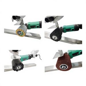 מלטשת כף יד בעלת עוצמה גבוהה, מכונת ליטוש חשמלית רב תכליתית, לתיקון משטחי נירוסטה, מלטשת תוף שטוחה - Product Image 1