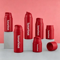 Flacon AIRLESS en PP de 30ml, 50ml, 80ml, 100ml, 120ml, 150ml au design de luxe pour lotion et autres cosmétiques, avec pompe AIRLESS