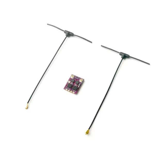 HappyModel 2.4G ELRS EP1 EP2 EP1 DUAL TCXO True Diversity Receiver with RF Amps for RC FPV Freestyle Long Range Drone Quadcopter