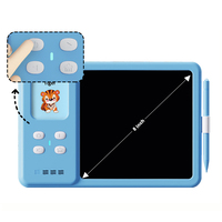 Machine à dessiner et à lire éducative 2 en 1 pour enfants Tableau d'écriture LCD Sight Talking Cards and Drawing Tablet