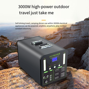 Station d'alimentation portable Watts MPPT hors réseau avec batterie lithium-ion pour camping en extérieur, usage domestique et automobile - Product Image 3
