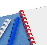 Peigne de reliure en plastique spirale en PVC coloré 21 anneaux pour reliure de cahier à feuilles mobiles fournitures de bureau et scolaires