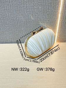 New Style Celebrity Dinner Clutch Bag Women's Evening Chinese Style Pearl Lock Closure <b>Large</b> <b>Bead</b> Chain Handbag Tanjing - Product Image 5