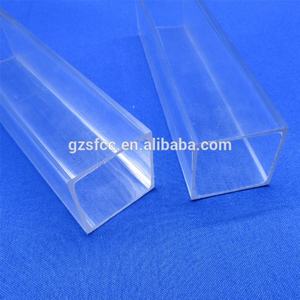 Tubo Rectangular de Plástico Transparente, Tubo Cuadrado de Plástico Transparente - Product Image 2