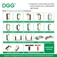Dispositif de protection de ligne aérienne DGG monophasé avec fusible de coupure pour l'alimentation électrique rurale et les systèmes d'irrigation agricole