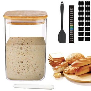 24OZ large bouche levain Starter Jar Kit levain Starter Jar avec date marquée bande d'alimentation, thermomètre pour la cuisson <span class=keywords><strong>du</strong></span> <span class=keywords><strong>pain</strong></span> - Product Image 5