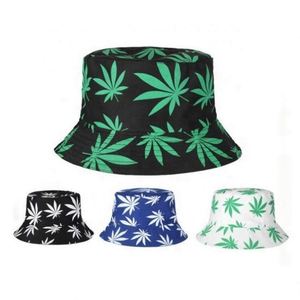New Printed Double-sided Fisherman's <b>Hat</b> Sun Visor Personalized Custom Style Men's and Women's Fashion Bucket <b>Hats</b> - Product Image 1