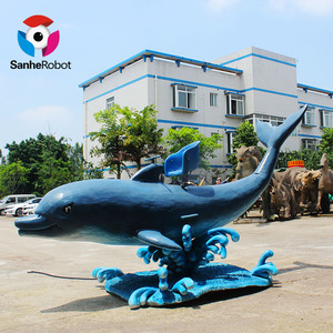 Équipement <span class=keywords><strong>de</strong></span> parc d'attractions numérique, taille <span class=keywords><strong>de</strong></span> vie, animaux <span class=keywords><strong>de</strong></span> l'océan, dauphin, à vendre, nouvelle collection - Product Image 5