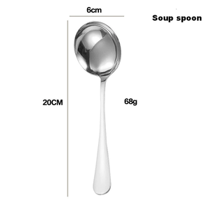 1010 Gold <b>Flatware</b> Collection - Serving Spoon Soup LadleSalad ForkCake Slice & Cheese Knife for Restaurants/Hotels - Product Image 2