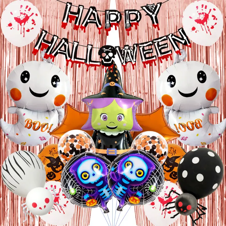 Halloween Happy Haunting Carino Strega Foil Balloon-PARTY DECORAZIONI 