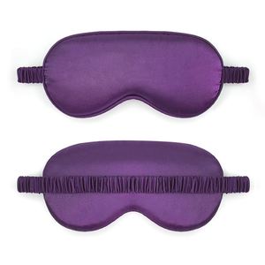 Masque de sommeil personnalisé avec impression anglaise, cache-yeux confortable en polyester avec sangle élastique - Product Image 4